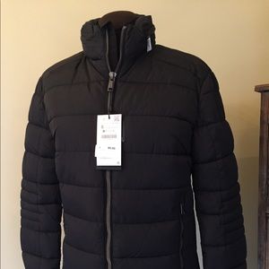 Score a winning look Men's coat by Zara Man.